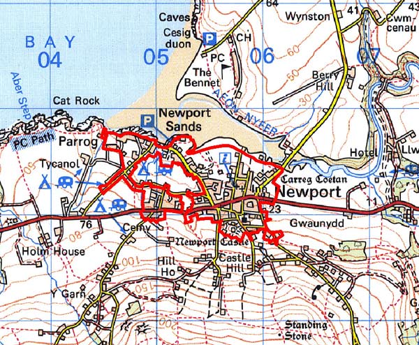 NEWPORT MAP