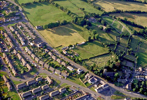 Aerial view of Gelligaer