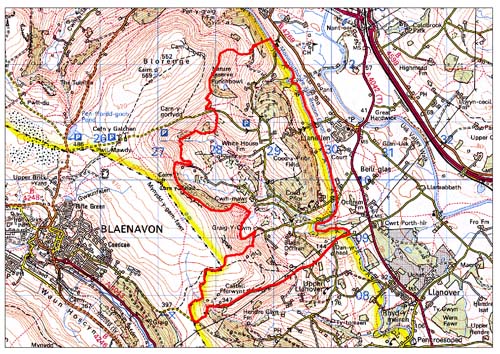 HLCA016  Cwm-mawr and Coed-y-Prior: Cwm-mawr a Choed-y-Prior