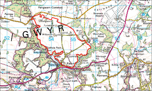 Lunnon Location Map