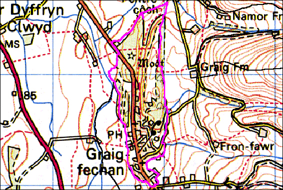 Graig-fechan, Llanfair Dyffryn Clwyd, Denbighshire (HLCA 1031)