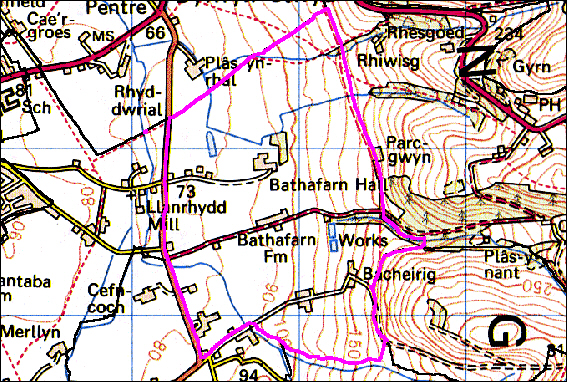 Bathafarn, Llanbedr Dyffryn Clwyd, Llanfair Dyffryn Clwyd, Denbighshire (HLCA 1037)