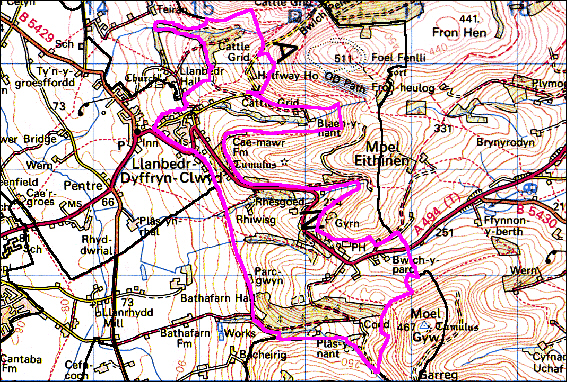 Pen-yr-allt, Llanbedr Dyffryn Clwyd, Denbighshire (HLCA 1042)
