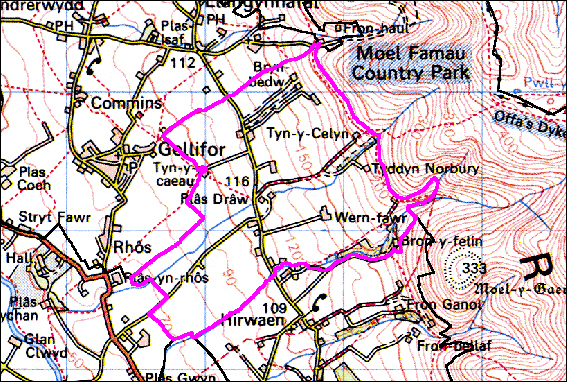 Esgairlygain, Llangynhafal, Denbighshire (HLCA 1050)
