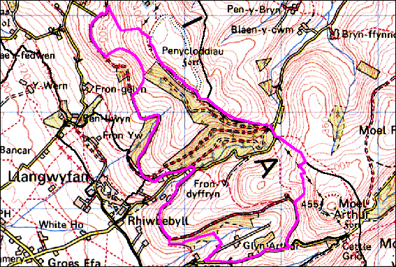 Fron-dyffryn, Llandymog and Ysceifiog, Denbighshire and Flintshire (HLCA 1051)