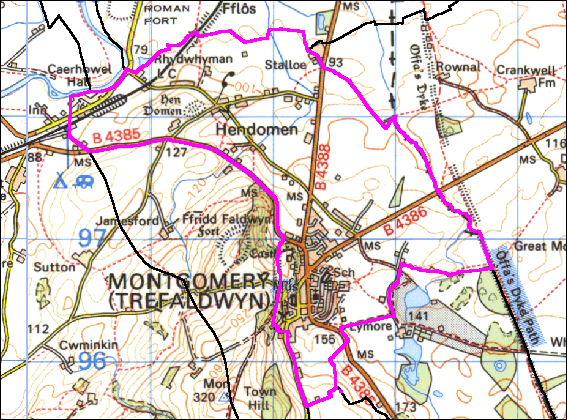 The Vale of Montgomery: Trefaldwyn
(HLCA 1070)