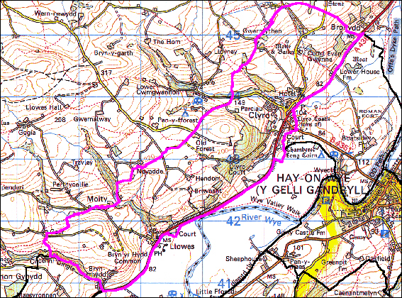 The Middle Wye: Bryn-yr-hydd
(HLCA 1082)
