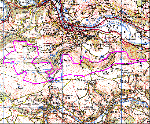 The Vale of Llangollen: Craig-dduallt
(HLCA 1147)