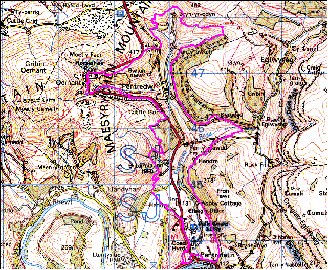 The Vale of Llangollen: Pant-y-groes
(HLCA 1151)
