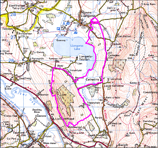 The Middle Usk Valley: Cathedine Llan-gors community, Powys (HLCA 1177)