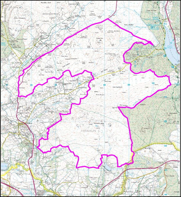 East Fforest Fawr and Mynydd-y-glôg: Cefn Cadlan - Cefn Sychbant - Mynydd-y-glôg
(HLCA 1199)