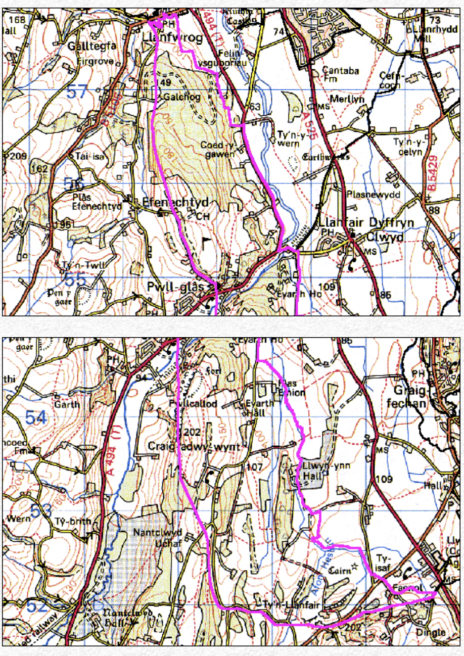 Eyarth, Llanfair Dyffryn Clwyd, Llanelidan, Efenechtyd and Ruthin, Denbighshire (HLCA 1032)