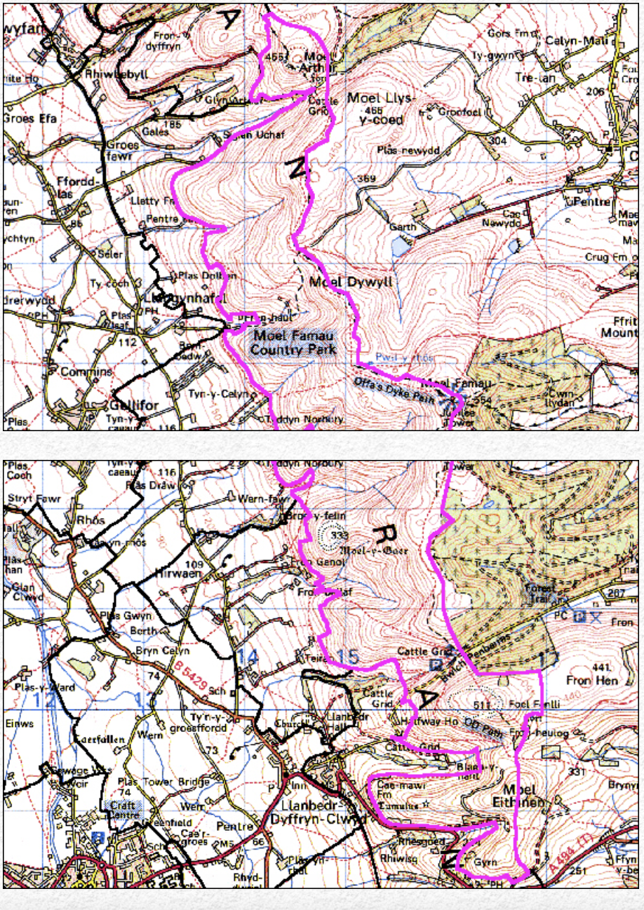 Moel Famau, Llandymog, Nannerch, Cilcain and Llanbedr Dyffryn Clwyd, Denbighshire (HLCA 1038)