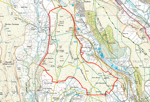 HLCA 006 Pen Garnbugail/ Mynydd Fochriw Open Common