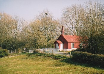 Scattered farms and irregular fields of medieval and late medieval origin and irregular fields with discrete area of former medieval open field.
