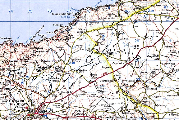 288 Treleddyd - Tretio - Caerfarchell