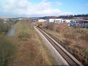 Taff Vale Railway Corridor character area: transport corridor based on Brunel's Taff Vale Railway.