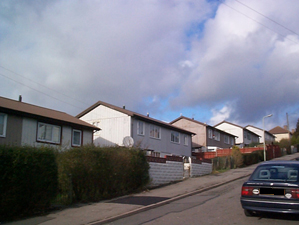 Ysgubor Newydd character area:20th century council housing estate.