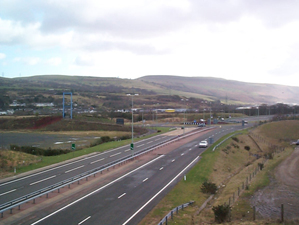 A470(T) Road character area: modern road corridor linking Merthyr Tydfil with Cardiff.