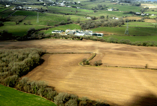 Amalgamated fieldscape: medieval/post medieval field system; traditional boundaries; agri-industrial features.