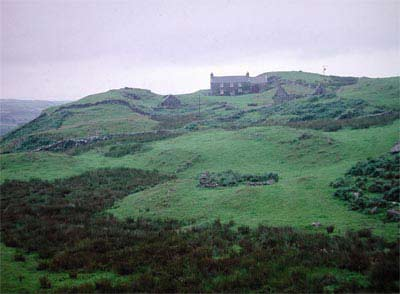 Irregular enclosures, drystone walls, some relict archaeology