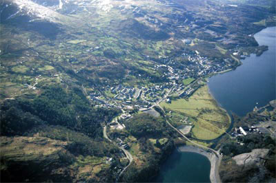 Industrial settlement (slate quarry), visitor settlement