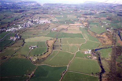 Lowland plain, some relict archaeology