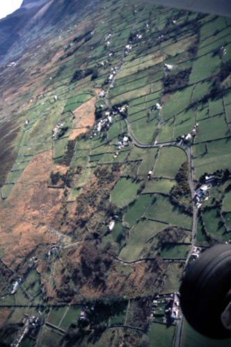 The regular, small pattering of these distinctive fields and the dispersed settlement pattern, set out either side of the road, are what makes this area distinct.