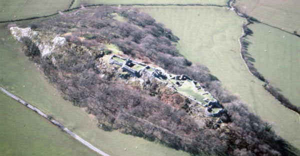 The medieval Castell y Bere