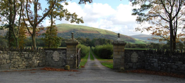 The entrance to Peniarth
